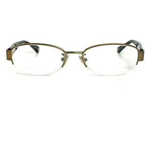 COACH New York‎ “BETSY” HC5030 9002 Brown Half Eyeglasses Frame 52-17-135 H17317